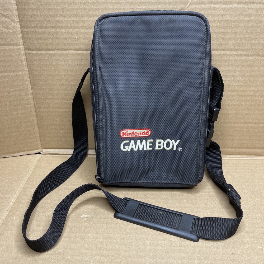 Vintage Nintendo Game Boy Carrying Case Travel Shoulder Bag Embroidered OEM
